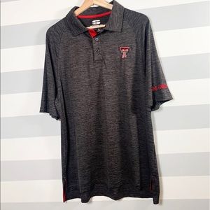 Men's, Texas Tech, Polo, Size Large, Red Raiders